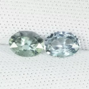 Pietra preziosa tanzanite naturale 1,26 cts migliore qualità lucida non riscaldata"" - coppia ovale!! - Foto 1 di 3