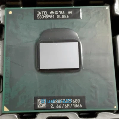 Intel Core 2 dual core P9600 SLGE6 2.66GHz 6M 1066MHz PGA478 Notebook Processor - Image 1 of 3