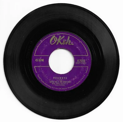 DOO WOP 45 LITTLE JOE/THRILLERS PEANUTS ON OKEH  STRONG VG ORIGINAL  - Image 1 of 2