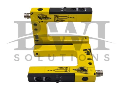 Banner Engineering SLM30P6Q Metal Fixed-Distance Slot Scanner 0830A Lot of 2 - Image 1 of 4