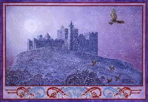 PAISAJE CELTA IRLANDÉS LA ROCA DE CASHEL, IRLANDA 16x11 por Jim FitzPatrick - Imagen 1 de 5