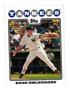 2008 Topps #102 Ross Ohlendorf New York Yankees