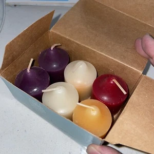 NEW PartyLite Assorted Votive Candles ~ Boxed Set of 6 Scented V0623 NOS - Picture 1 of 9
