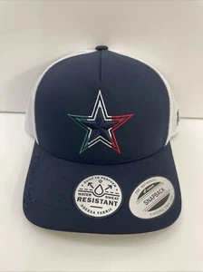 Dallas Cowboys New Era 9Fifty Mexico Mexican Flag Blue Snapback Hat Cap - Picture 1 of 7