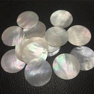1PC Natural Round Colorful Disk Mother of Pearl Shell for DIY Jewelry Lamp Craft - Picture 1 of 10