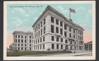 Postcard - New Court House, New Orleans, Louisiana, United States - Image 1 of 2