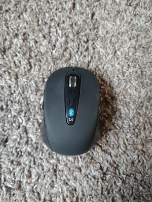 Black Portable Bluetooth Wireless Optical Mouse no receiver - Image 1 of 3