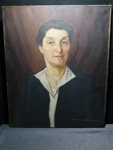Tableau peinture Maurice VAGH-WEINMANN portrait femme dame - Picture 1 of 16