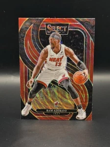 BAM ADEBAYO - 2024-25 Select Basketball #163 - RED WAVE PRIZM - Picture 1 of 2