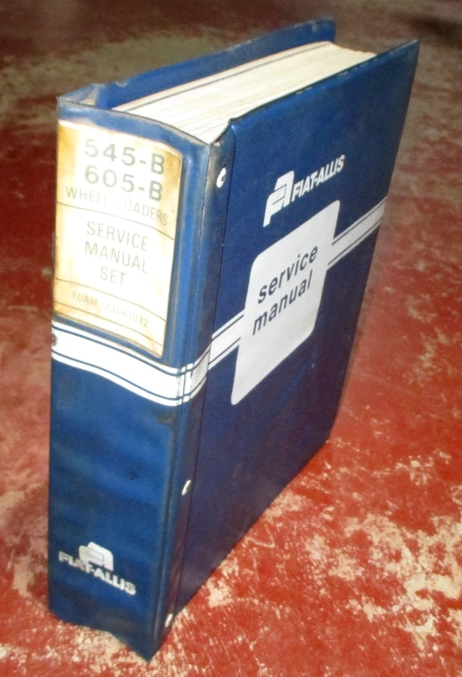 Fiat Allis 545-B 605-B Cargador de Ruedas Taller Servicio Taller Reparación Manual ORIGINAL Foto 1 de 4