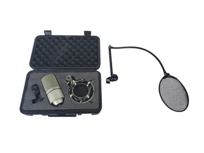 MXL 990 Large Diaphragm Condenser Microphone W Case + Shock Mount + Pop Filter - Image 1 of 4