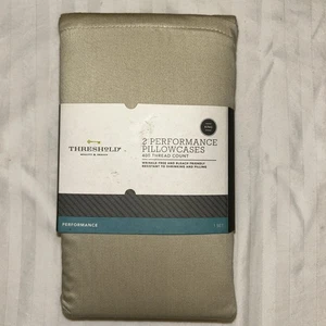 Threshold PERFORMANCE 2 KING Kissenbezüge 400 FADENZAHL BEIGE - Bild 1 von 8