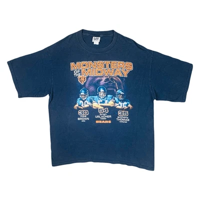 Camiseta de Colección Lee Sport Monsters of the Midway Chicago Bears Cuello Redondo - Talla XL Foto 1 de 4