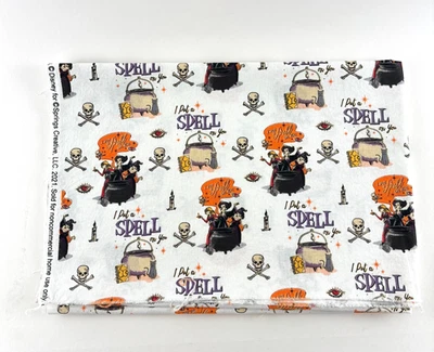Disney Hocus Pocus Put a Spell on You Halloween tela remanente 34x24 Foto 1 de 2