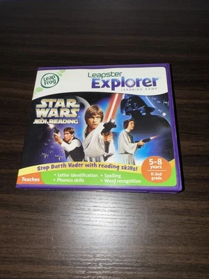 LeapFrog Leapster Explorer Learning Game Star Wars - Jedi Reading K-2nd Grade - Image 1 of 4