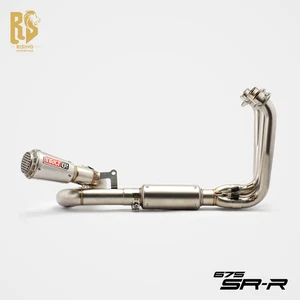 CFMOTO 675SR-R Exhaust System (2024) – Full Silver Stainless | Racing Performanc - Picture 1 of 6