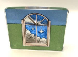 Iittala Finnland Heljä Liukko Sundström "Free on the Sea" Sailbot Briefbeschwerer - Bild 1 von 7
