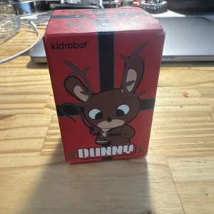 Kidrobot Dunny Naughty Reindeer with whip 3" figure by Chuckboy Holiday Xmas - Picture 1 of 3