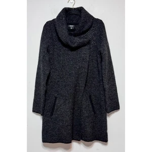 Jones New York Wool Blend Old Money Herringbone Coatigan Large Timeless Capsule - Picture 1 of 8
