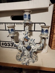 Meissen porcelain candelabra? 19th Century? Not Sure. B-1 - Picture 1 of 4