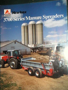 NEW IDEA 3700 Series  PTO Driven Manure Spreaders Lineup Pretty Color Brochure - Picture 1 of 1