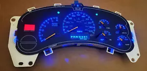 99-02 SILVERADO SIERRA TAHOE INSTRUMENT GAUGE CLUSTER SPEEDOMETER *MILES PROGRAM - Picture 1 of 3