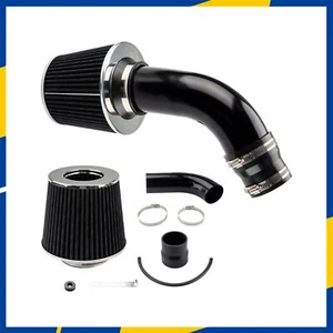 3" inch Air Intake Filter Black Cold Induction Kit Pipe Power Flow Hose System - Picture 1 of 9