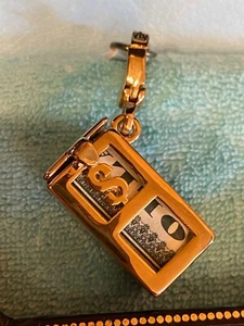 NUEVO CON ETIQUETAS 2004 JUICY COUTURE JAULA DE DINERO DIJE YJRU0124 ¡¡¡EXTREMADAMENTE RARO!!!¡! - Imagen 1 de 9
