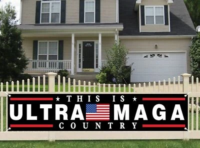 Bandera This Is Ultra Maga Country Support Trump Banner con ojales de latón, Pro... Foto 1 de 2