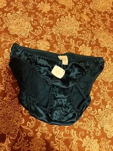 Vintage Victoria's Secret Satin Bikini Höschen Größe Medium - Bild 1 von 6