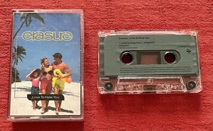 ERASURE - CASSETTE TAPE SINGLE MIT PAPIERETIKETTEN - LOVE TO HATE YOU - Bild 1 von 5