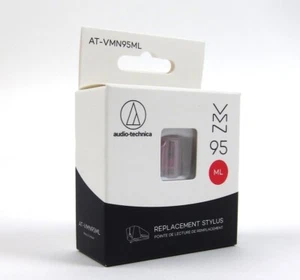 Audio-Technica AT-VMN95ML Microlinear Replacement Turntable Stylus Red New - Picture 1 of 1
