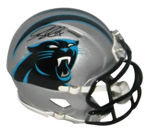 GREG OLSEN SIGNED AUTOGRAPHED CAROLINA PANTHERS SPEED MINI HELMET BECKETT - Picture 1 of 1