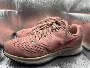 Size 10 Women’s- Nike Air Zoom Pegasus 34 Running Shoes Pink (O4) - Picture 1 of 7