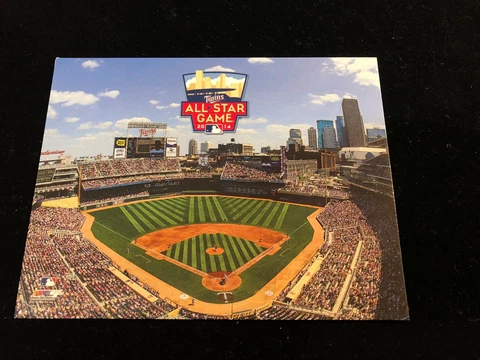 Minnesota Twins Target Field Postcard 2014 All Star Game xtra Cards ship FREE Cover