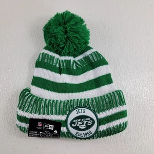 New Era NFL New York Jets Officially Licensed Beanie With Pom Green NWT - Picture 1 of 4
