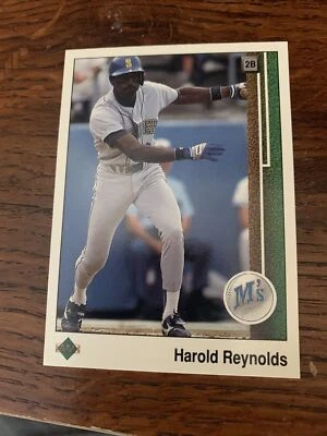 1989 Upper Deck #249 Harold Reynolds Seattle Mariners MINT - Image 1 of 2