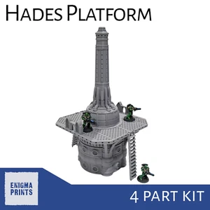 Hades Platform - 28mm Industrial 3D Printed Terrain for Tabletop Wargaming - Picture 1 of 6