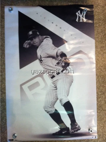 Alex Rodriguez New York Yankees Vertical Wall Poster Cover