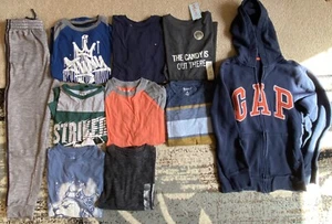 Lot of Youth Boys Winter Clothes Size Medium 10/12 Sweatpants Adidas Shirts - Picture 1 of 10