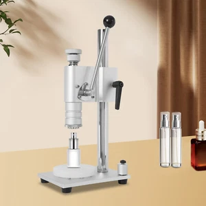 Tappatrice manuale per bottiglie profumo guarnizione regolabile per 13mm/15mm - Foto 1 di 17