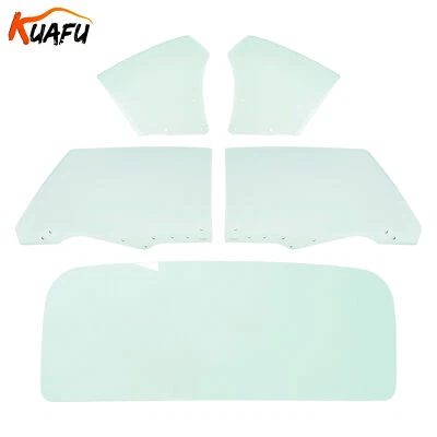 5PCs Rear & Quarter Side Door Glass For Chevrolet Chevelle Malibu 1970-1972 Foto 1 de 4