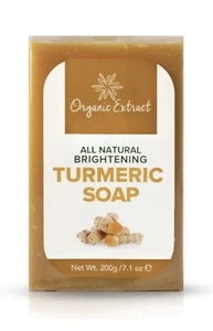 Organic Extract All Natural Brightening Turmeric Soap 200g✅ - Picture 1 of 1