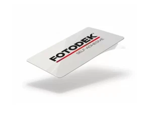 FOTODEK Premium | 250 Mic | Blank White | Self-Adhesive Back | - 100 Pack - Picture 1 of 1