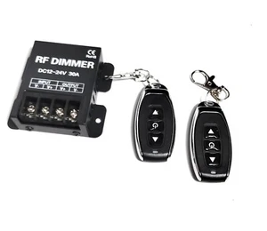 LED/Motor Funk Dimmer/Schalter 12V/24V DC Gleichspannung mit Fernbedienung - Picture 1 of 11