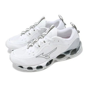 Mizuno Wave Prophecy 13 White Grey Men Road Running Jogging Shoes J1GC2451-31