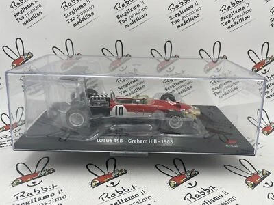 DIE CAST 1/24 " LOTUS 49B - GRAHAM HILL - 1968 " AUTO DA CORSA - Immagine 1 di 2