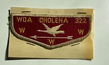 Boy Scout OA Round patch Woa Cholena Lodge 322 - 1950s Mobile, AL