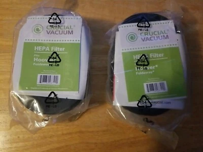 Hoover Foldaway and Turbo Power Vacuum Cleaner Hepa Cartridge Filter 401300 2pc - Image 1 of 2