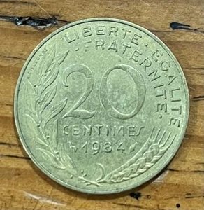 1984 France 20 Centimes - Picture 1 of 2